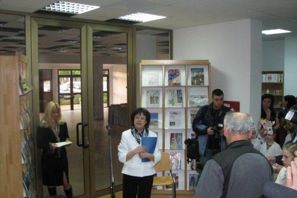 Odprtje knjižnice v Luciji, 23. 4. 2009