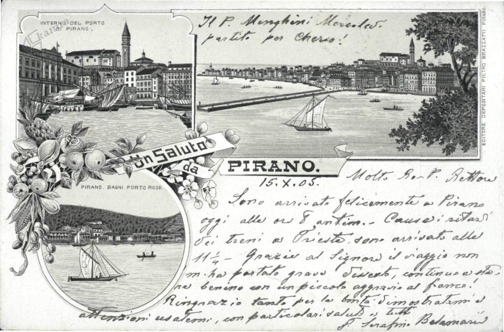 Stara razglednica-Piran