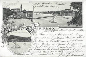 Stara razglednica-Piran