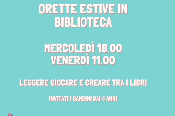 Orette estive in biblioteca