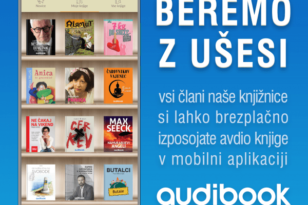 Knjige beremo (tudi) z ušesi