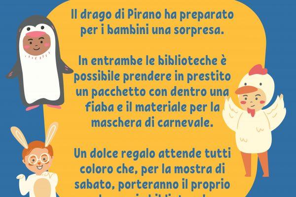 Il drago Knjigodaj (Dammilibro) e a Carnevale ogni scherzo vale!