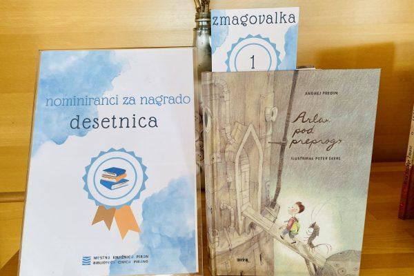 Nominirane knjige za nagrado desetnica lahko najdete tudi pri nas