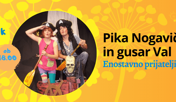 Lučke v parku Sonce: Pika Nogavička in gusar Val