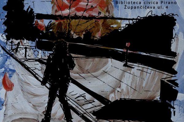 Silenzio blu-arancione, mostra di disegni e dipinti di Mateja Pečar
