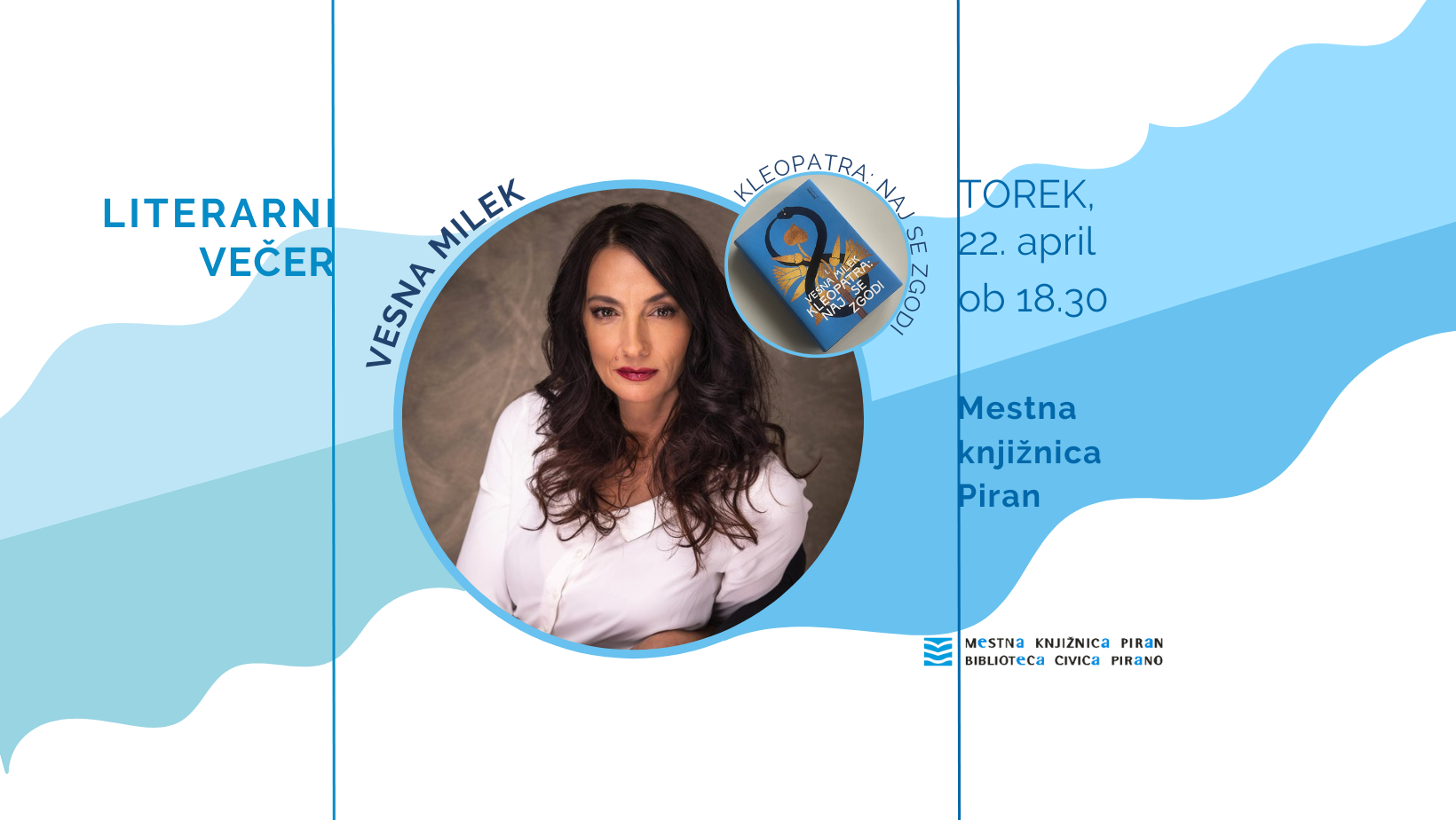 Literarni večer z Vesno Milek (FB cover)