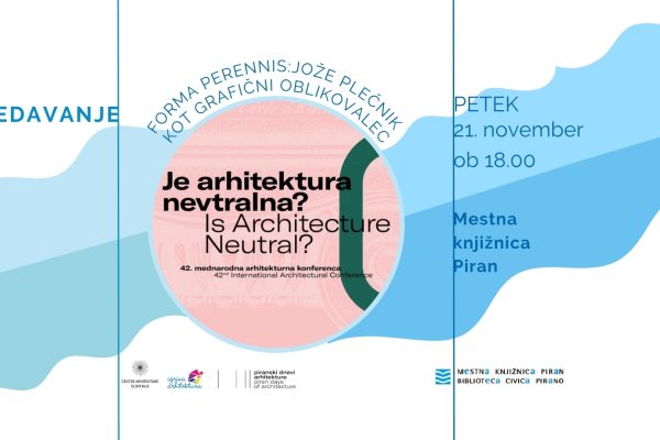 Predavanje, Forma Perennis: Jože Plečnik kot grafični oblikovalec