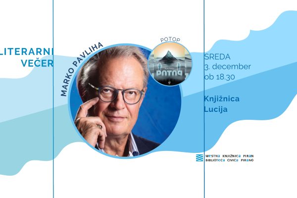 Literarni večer: Marko Pavliha, Potop